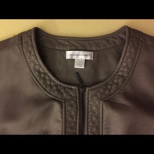 Christopher and Banks Faux Leather Jacket